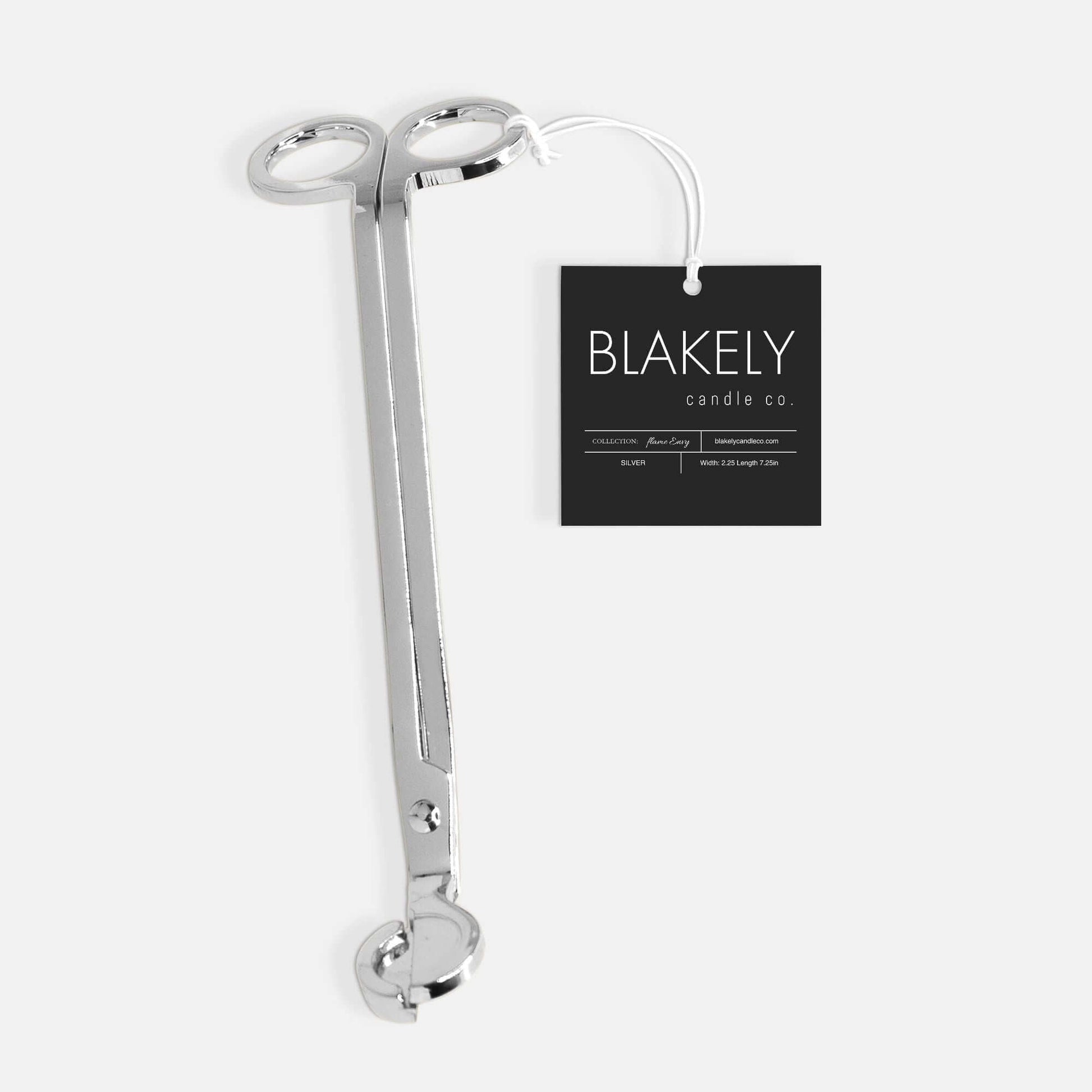 flame envy - silver - Blakely Candle Co.